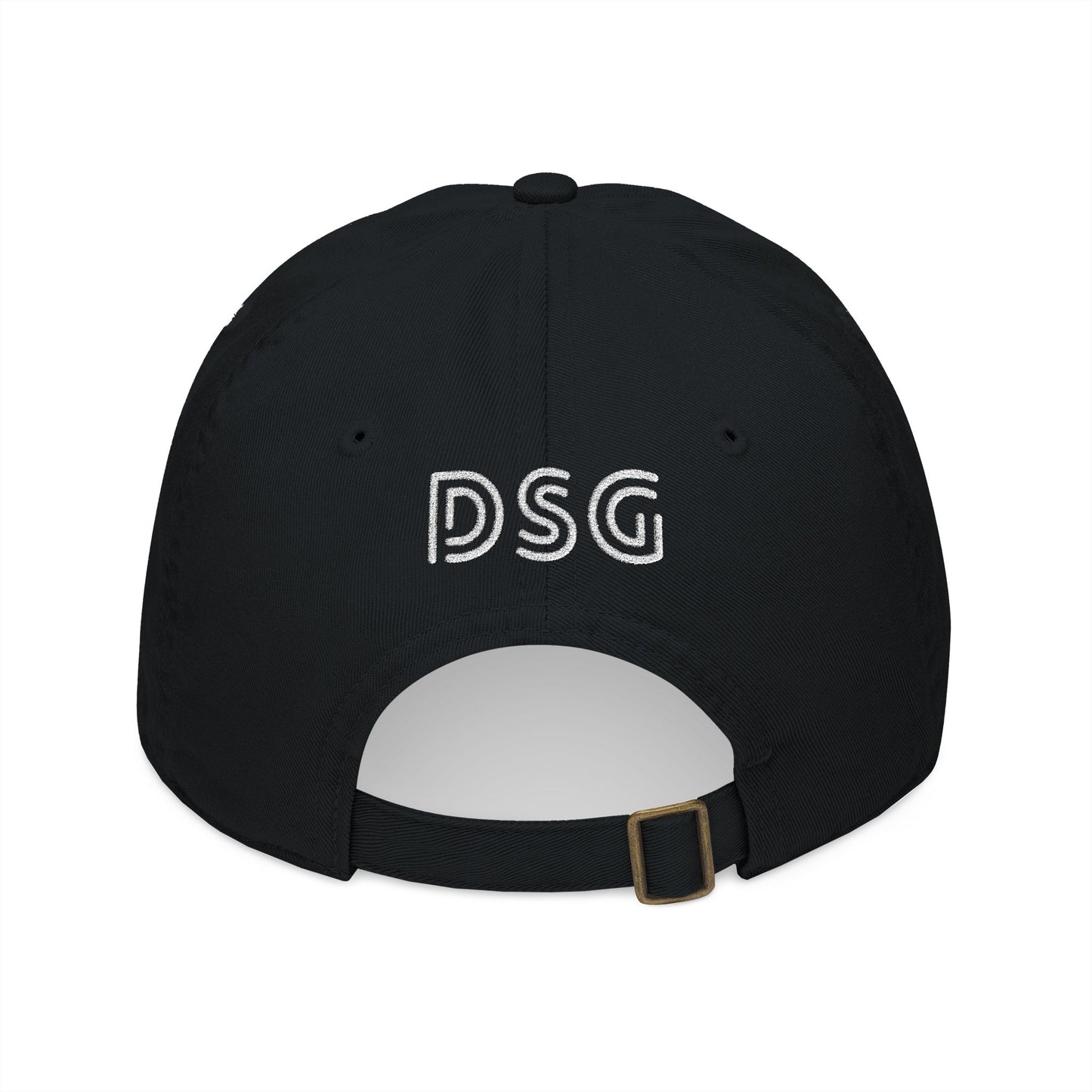 "Don't Stop Grindin'" Organic Embroidered Baseball Cap - Keep Grinding! Stylish & Eco-Friendly Hat for Outdoor Activities, Gifts, Everyday Wear