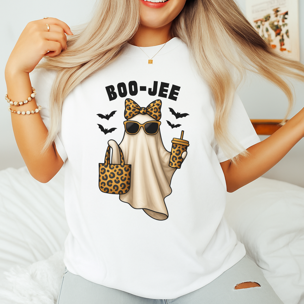 Halloween BOO-JEE T-shirt, Halloween Cute T-shirt, Unisex Softstyle T-Shirt