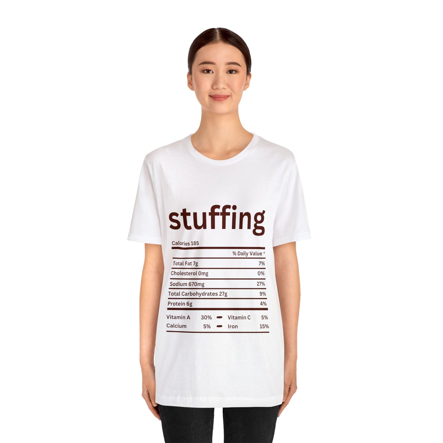 Unisex Jersey Short Sleeve Tee - Matching Family Thanksgiving Food T-Shirt