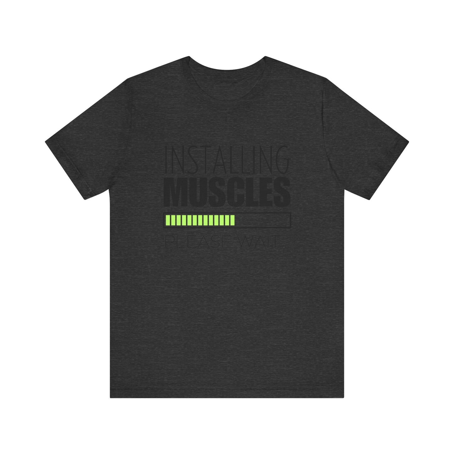Men's Fitness Installing Muscles - Jersey Short Sleeve Tee