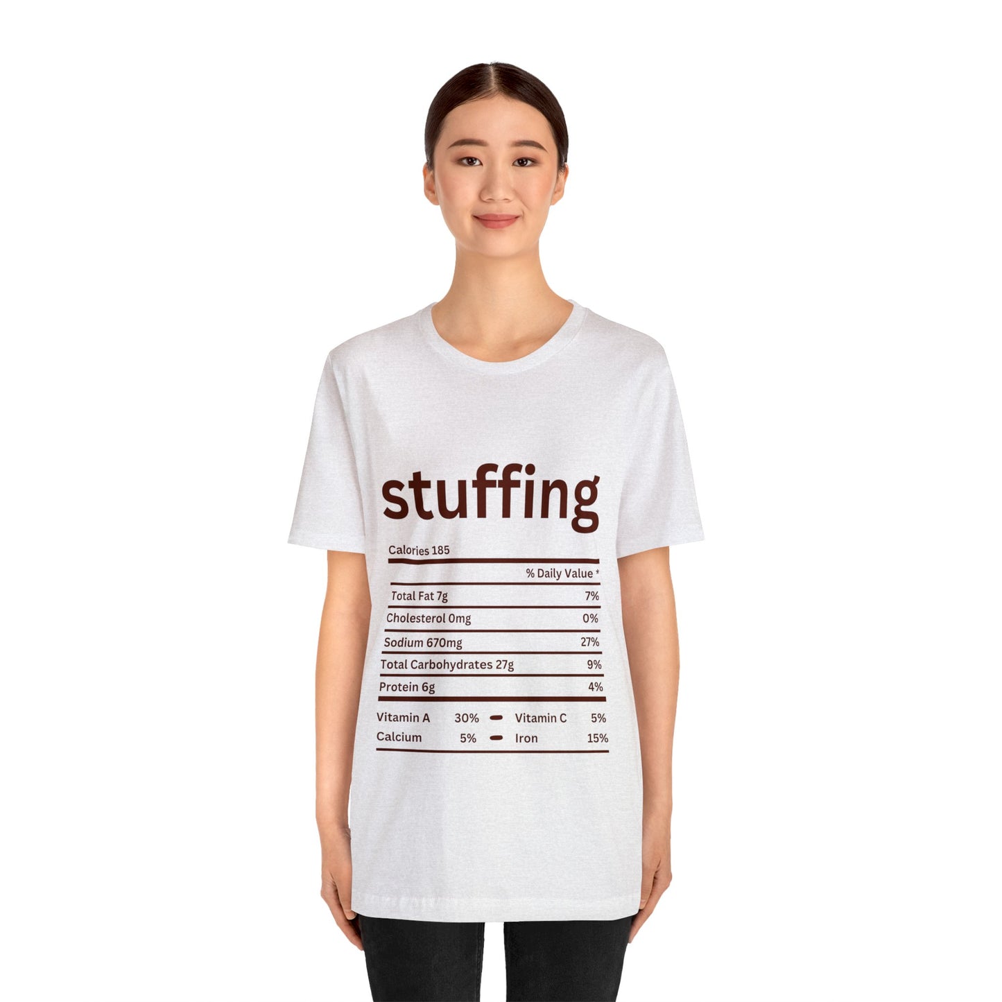 Unisex Jersey Short Sleeve Tee - Matching Family Thanksgiving Food T-Shirt
