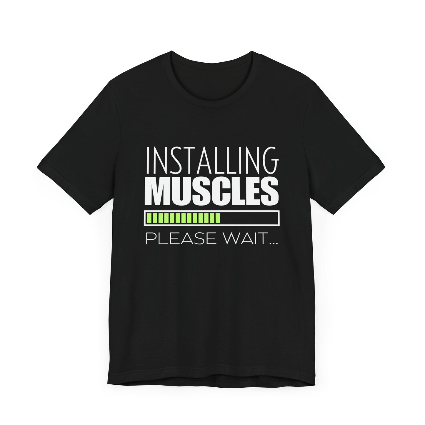 Men's Fitness Installing Muscles - Jersey Short Sleeve Tee