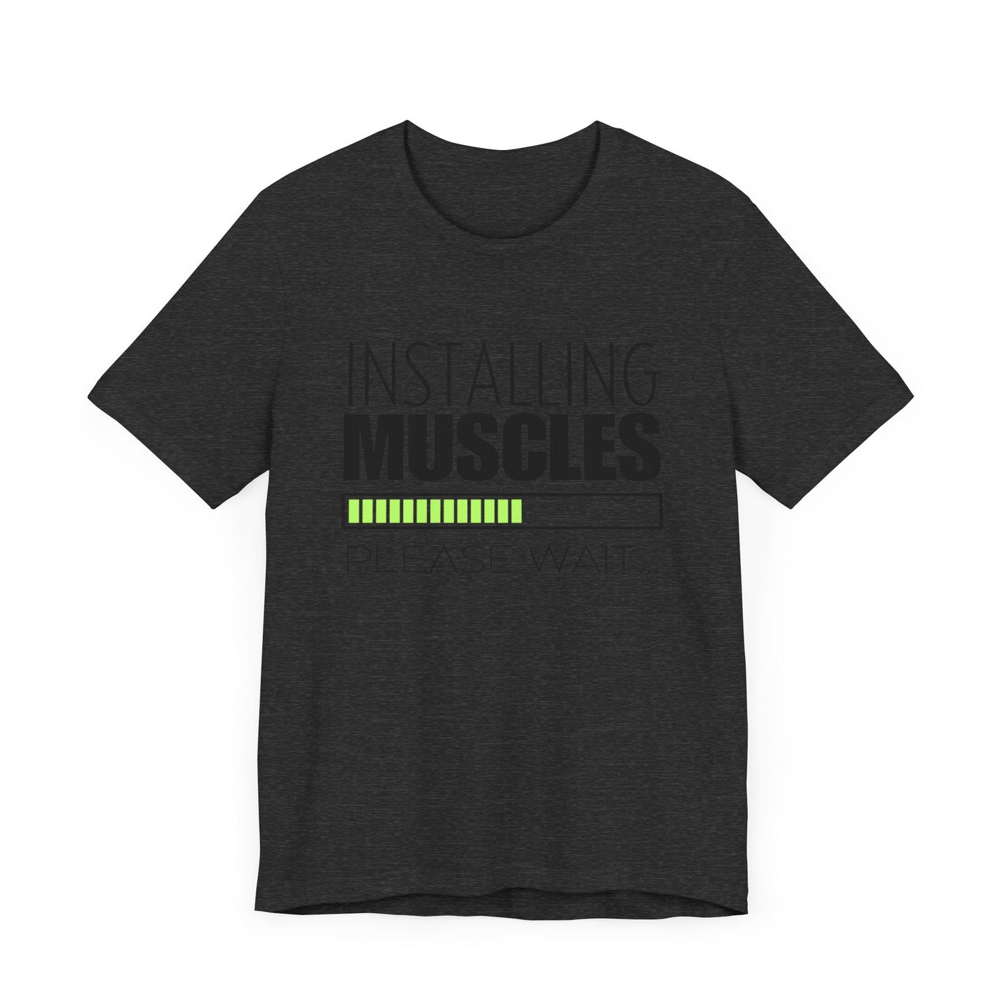 Men's Fitness Installing Muscles - Jersey Short Sleeve Tee