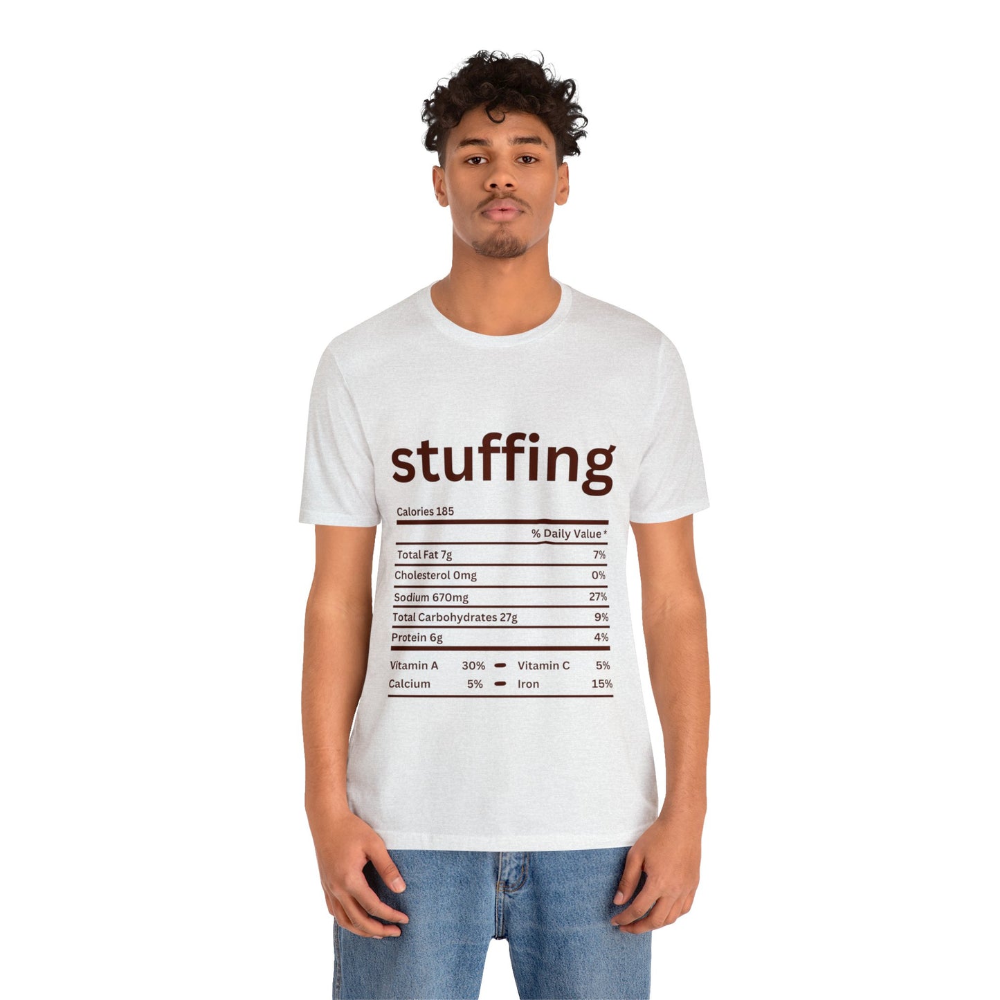 Unisex Jersey Short Sleeve Tee - Matching Family Thanksgiving Food T-Shirt