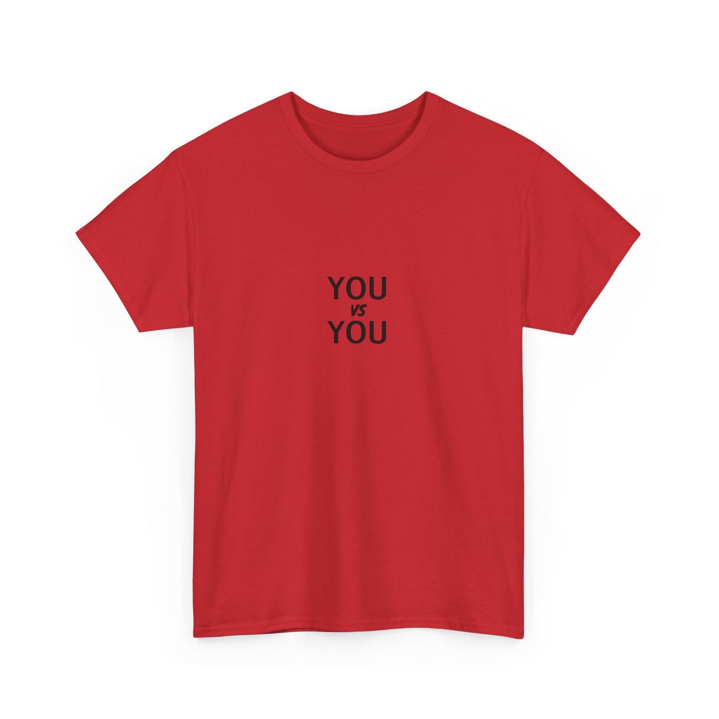 You VS You fitness T-shirt - Heavy Cotton Tee