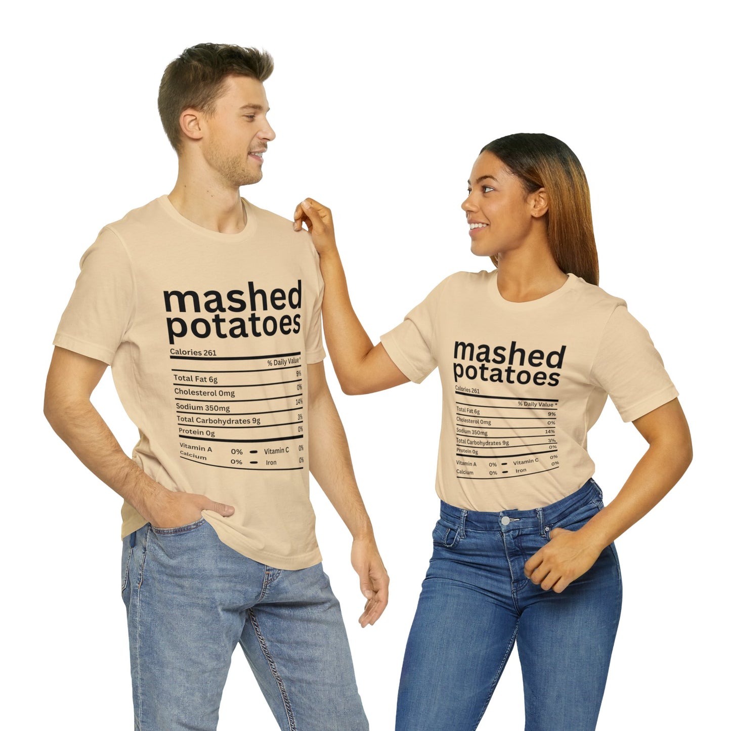 Unisex Jersey Short Sleeve Tee - Matching Family Thanksgiving Food T-Shirts