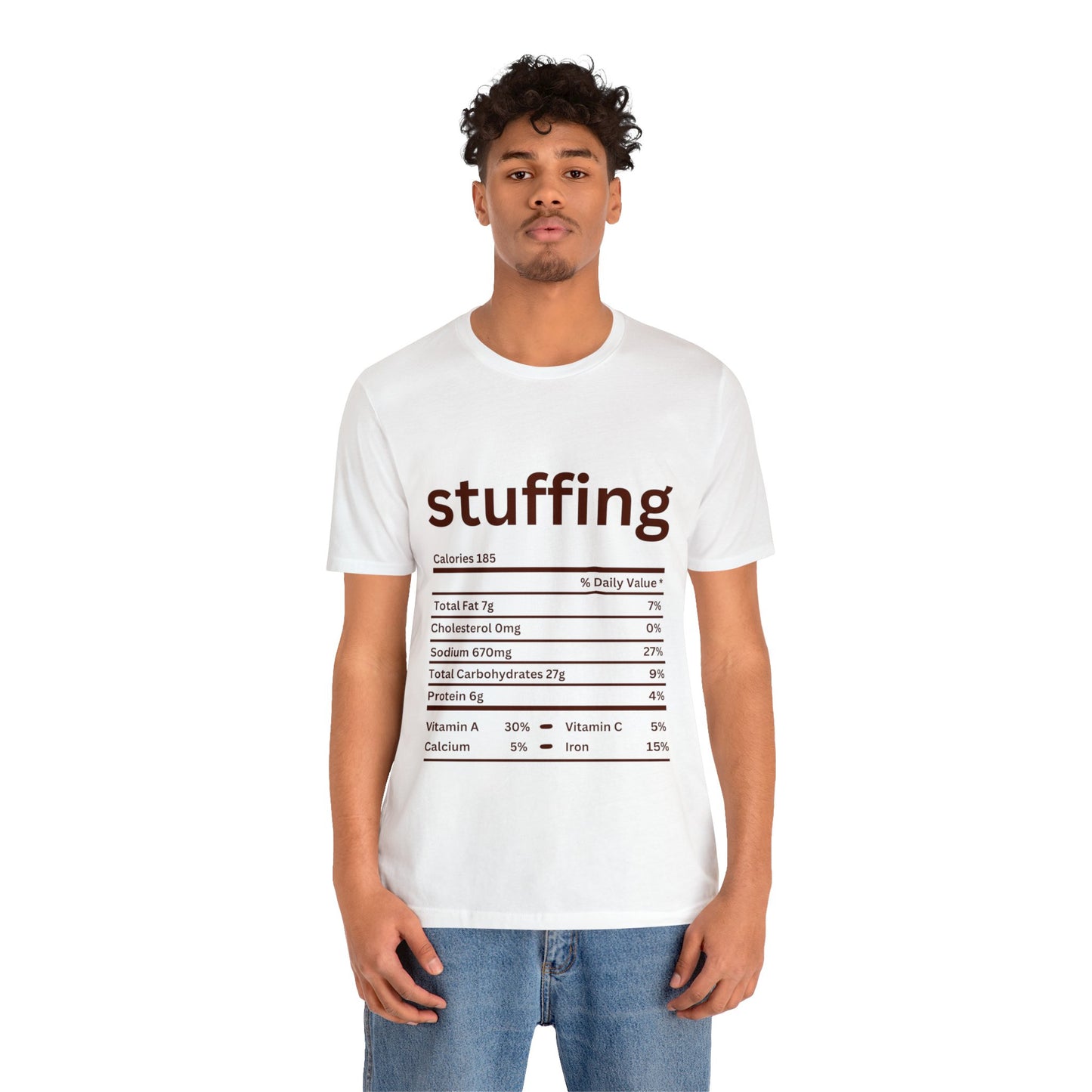 Unisex Jersey Short Sleeve Tee - Matching Family Thanksgiving Food T-Shirt