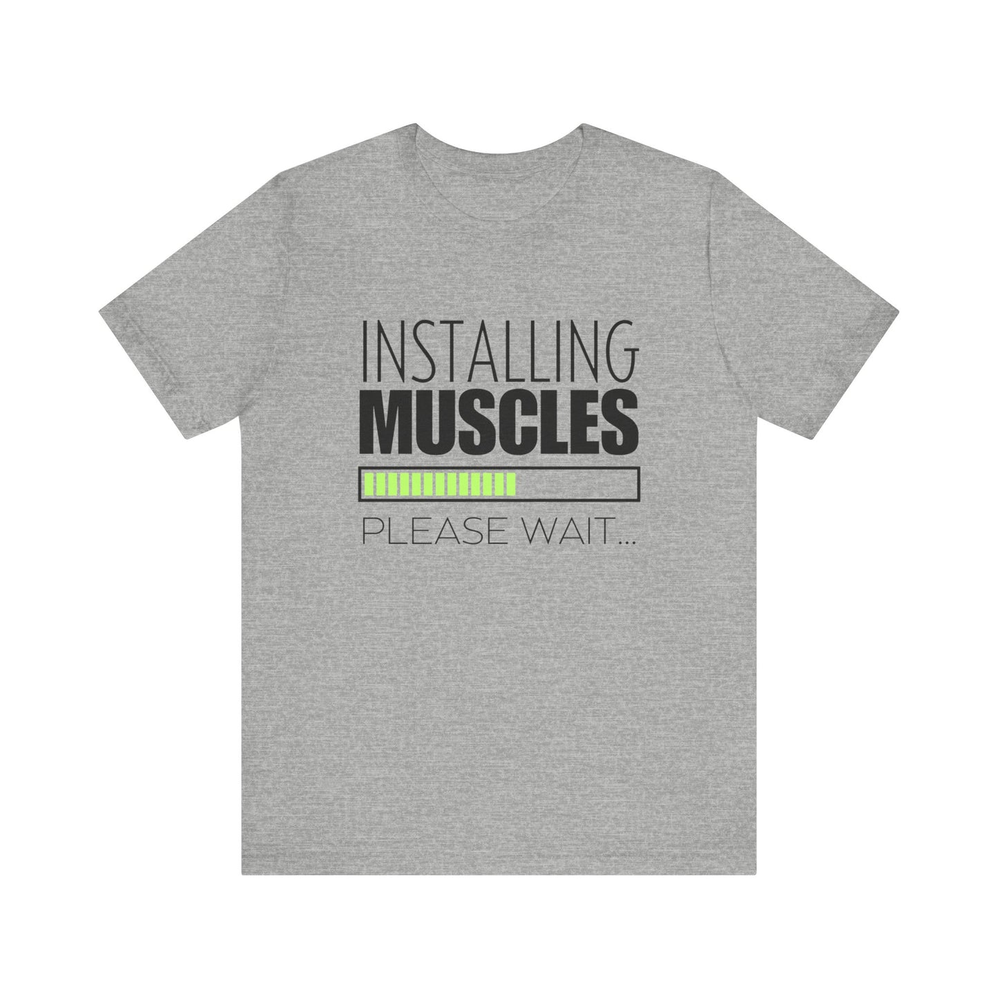 Men's Fitness Installing Muscles - Jersey Short Sleeve Tee