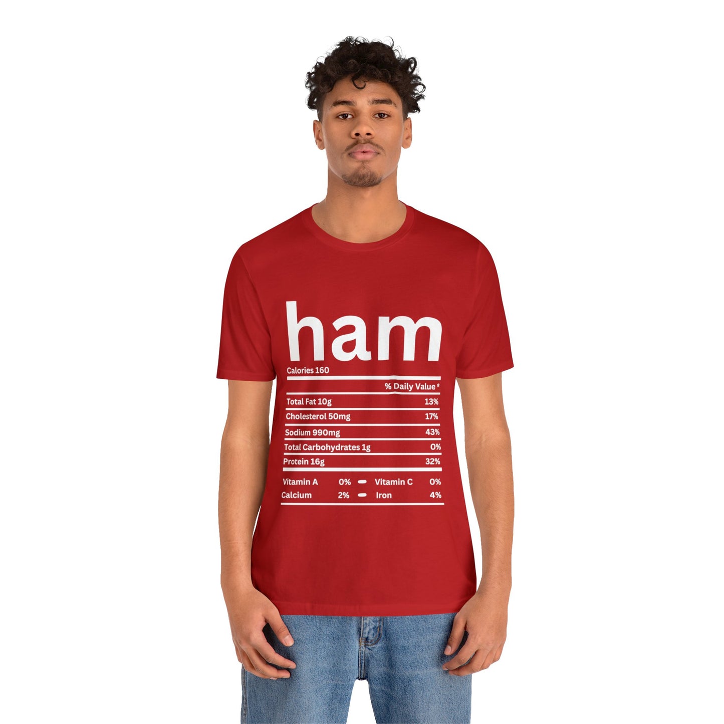 Unisex Jersey Short Sleeve Tee - Family Matching Thanksgiving Food T-shirt