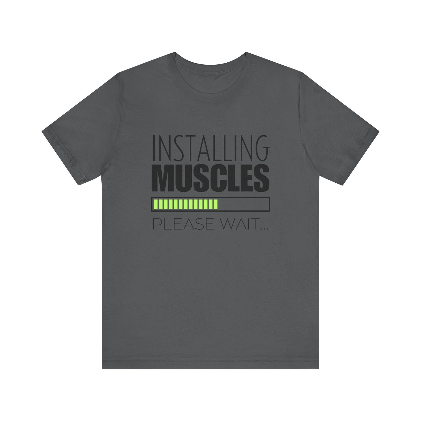 Men's Fitness Installing Muscles - Jersey Short Sleeve Tee