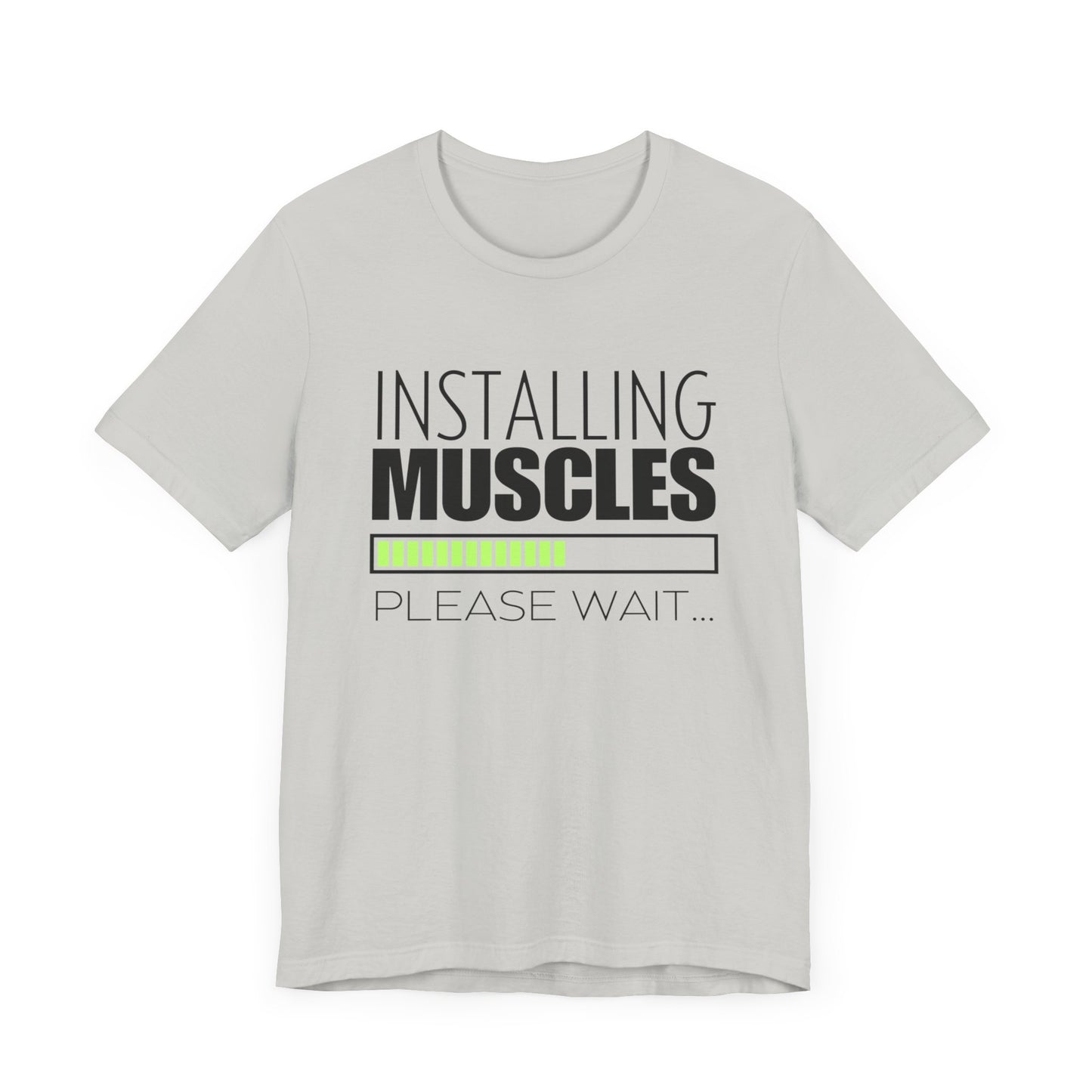 Men's Fitness Installing Muscles - Jersey Short Sleeve Tee