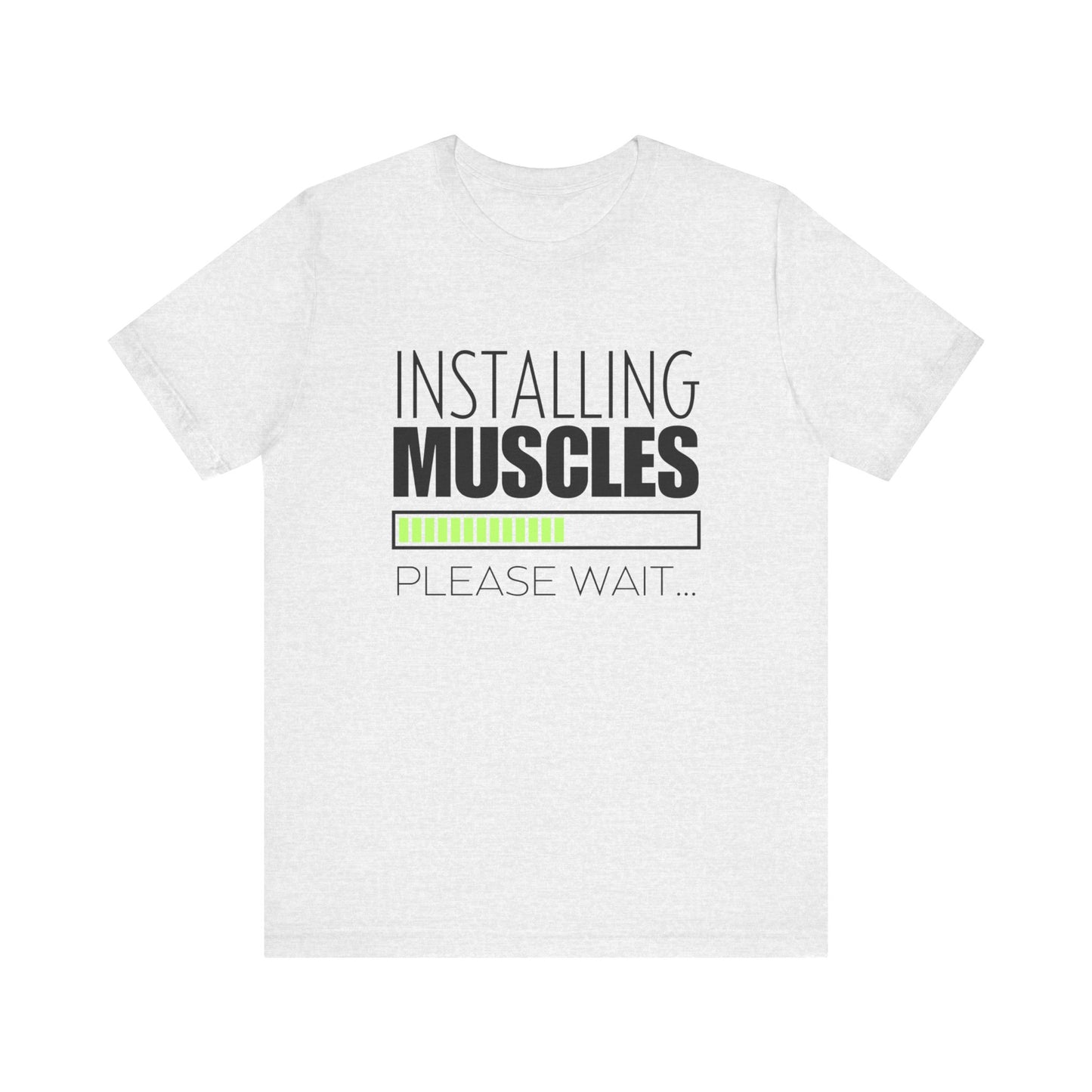 Men's Fitness Installing Muscles - Jersey Short Sleeve Tee