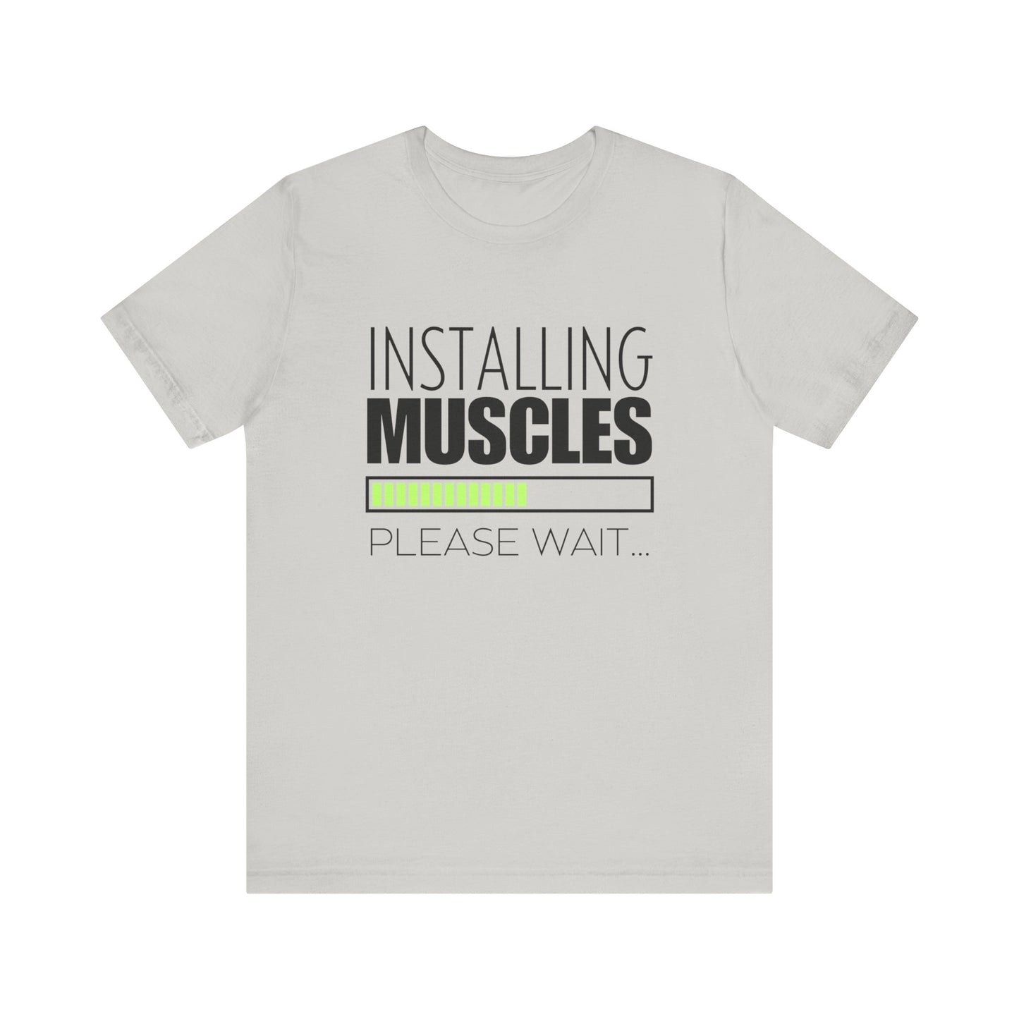 Men's Fitness Installing Muscles - Jersey Short Sleeve Tee
