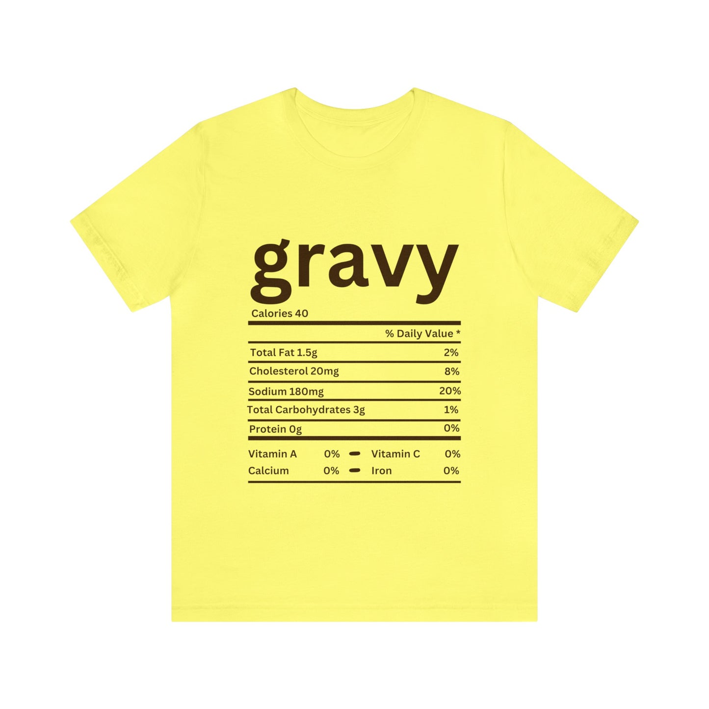 Unisex Jersey Short Sleeve Tee - Matching Family Thanksgiving Food T-Shirt