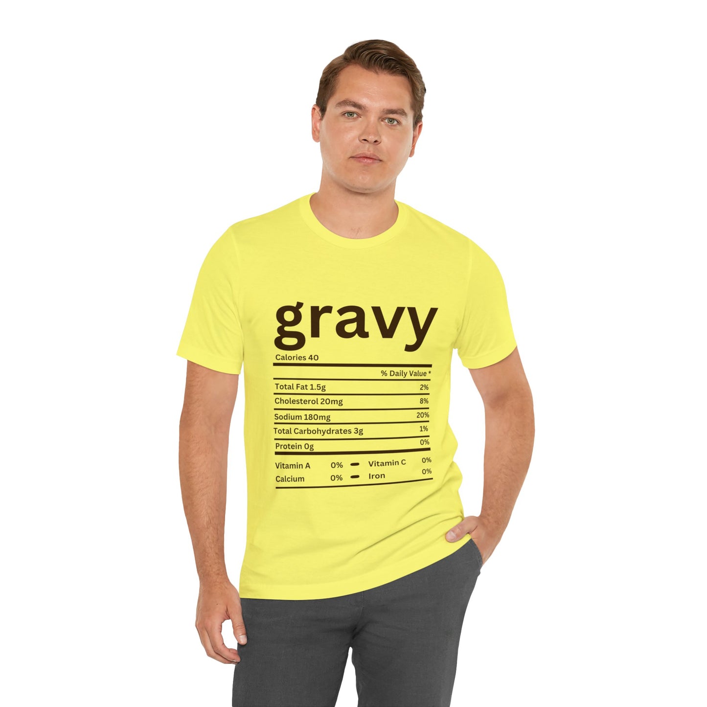 Unisex Jersey Short Sleeve Tee - Matching Family Thanksgiving Food T-Shirt