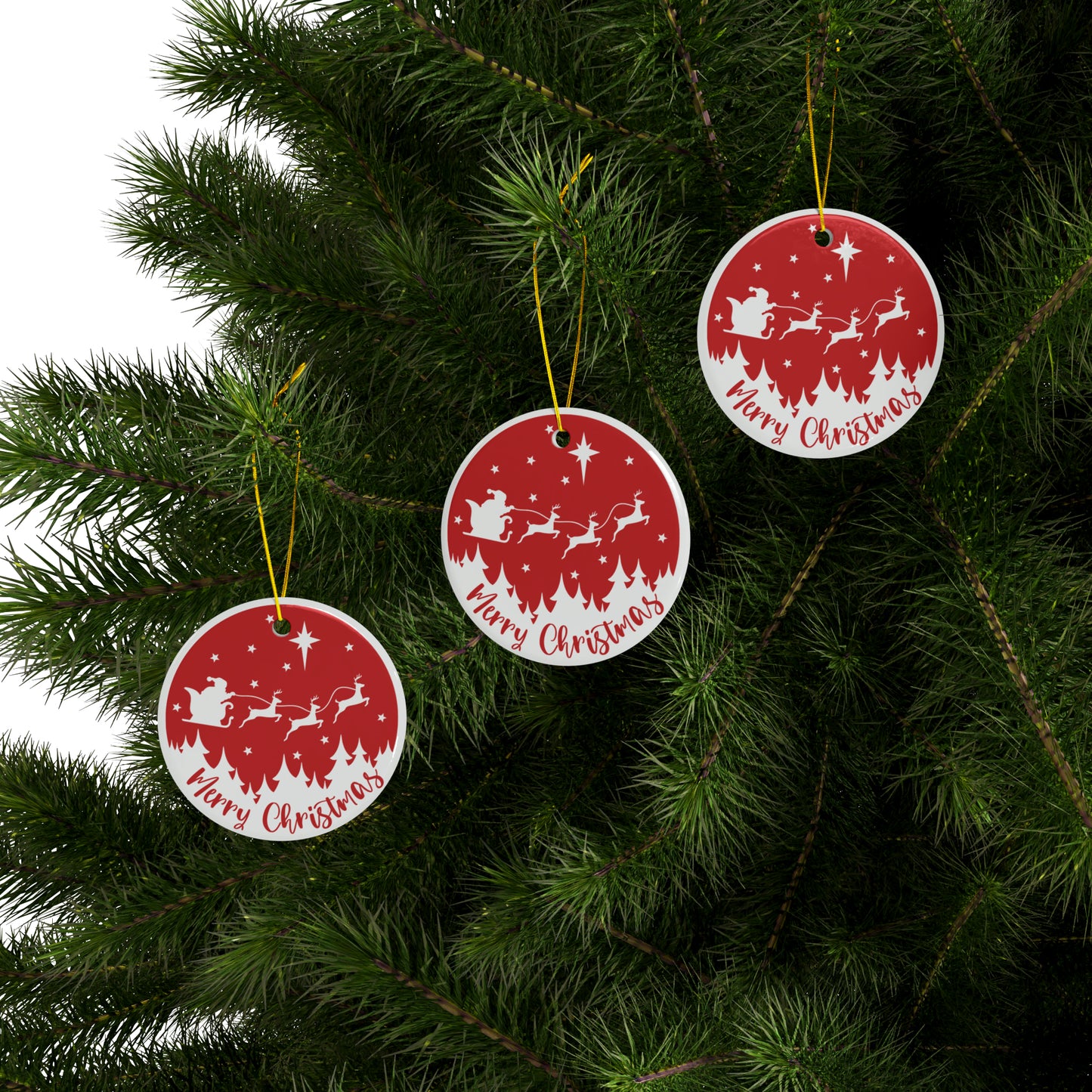 Ceramic Ornaments (1pc, 3pcs, 5pcs, 10pcs)