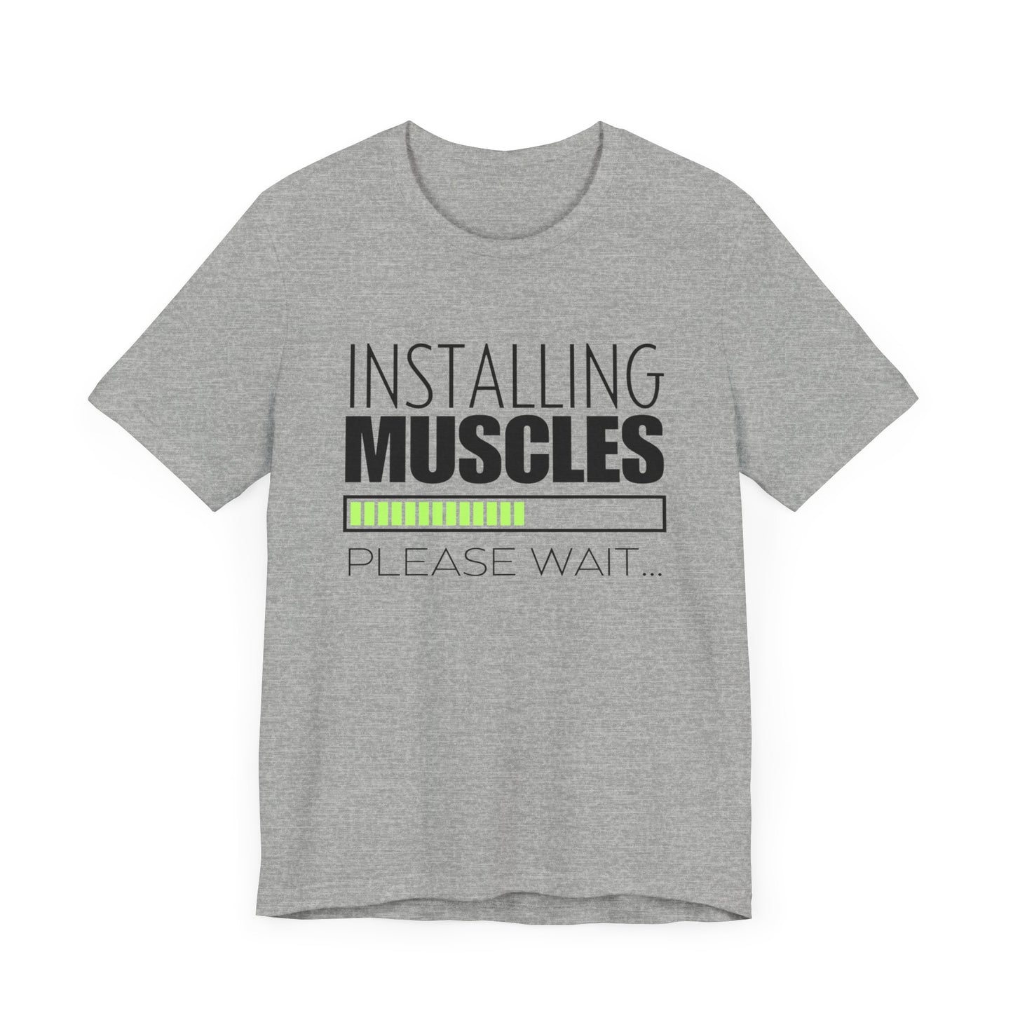 Men's Fitness Installing Muscles - Jersey Short Sleeve Tee