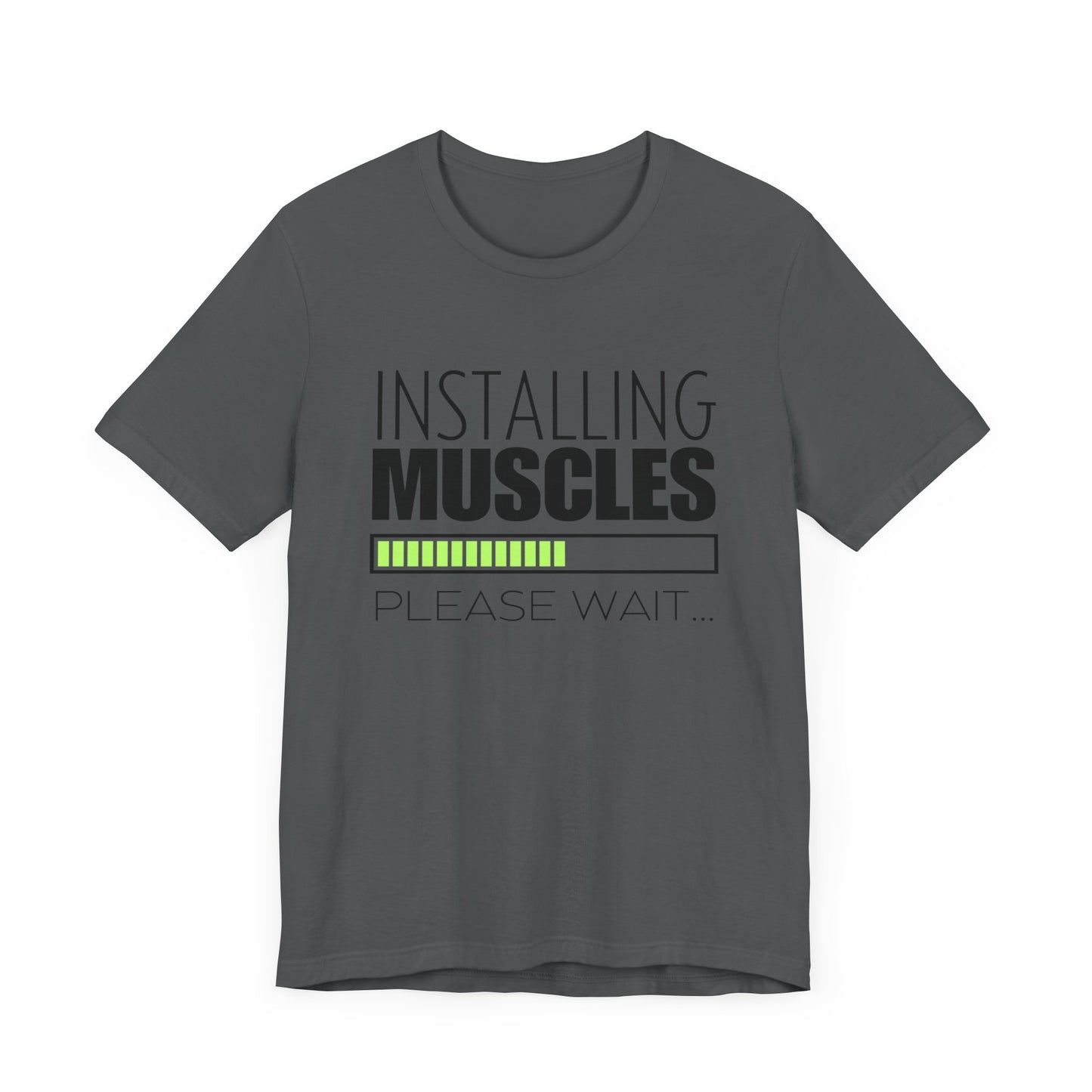 Men's Fitness Installing Muscles - Jersey Short Sleeve Tee