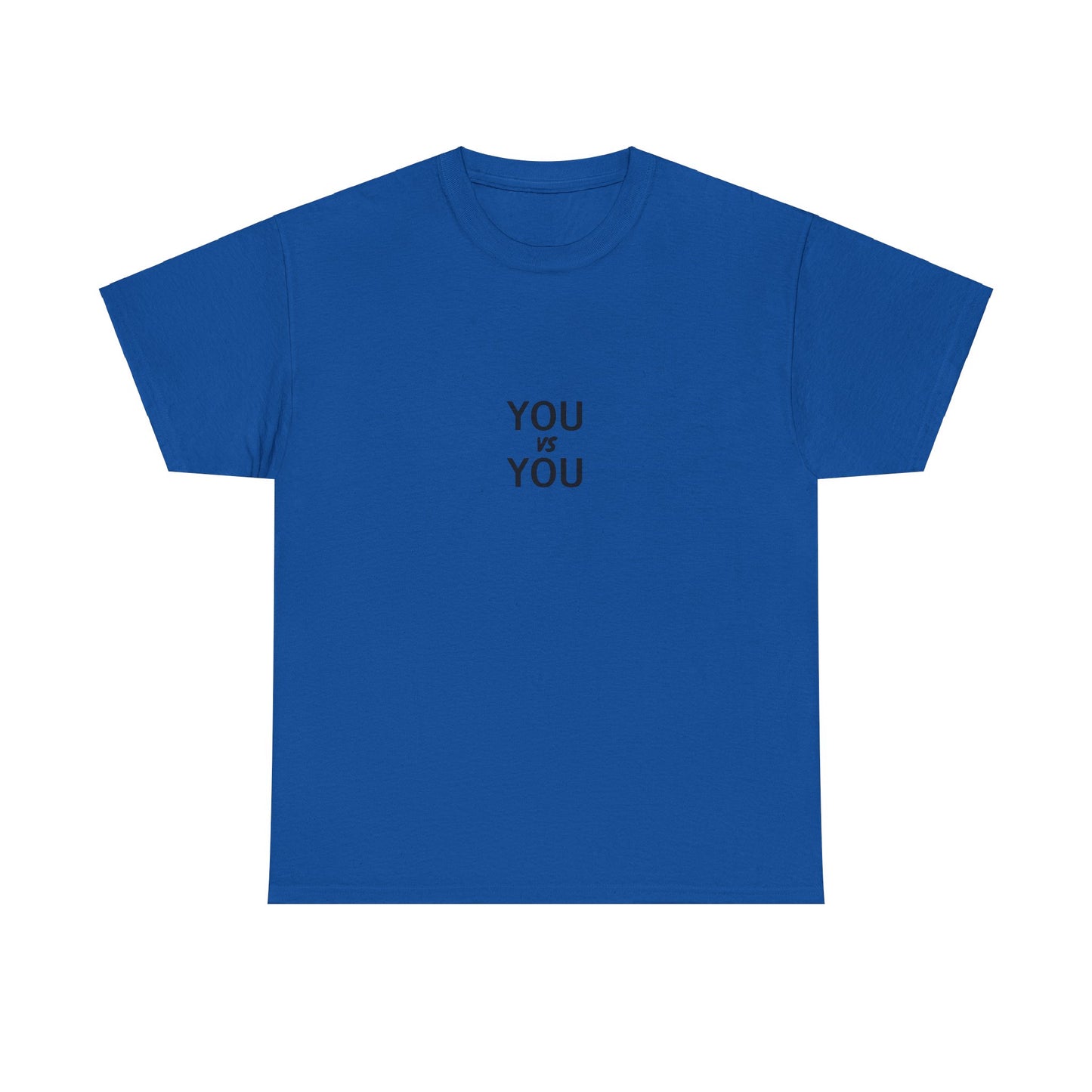 You VS You fitness T-shirt - Heavy Cotton Tee