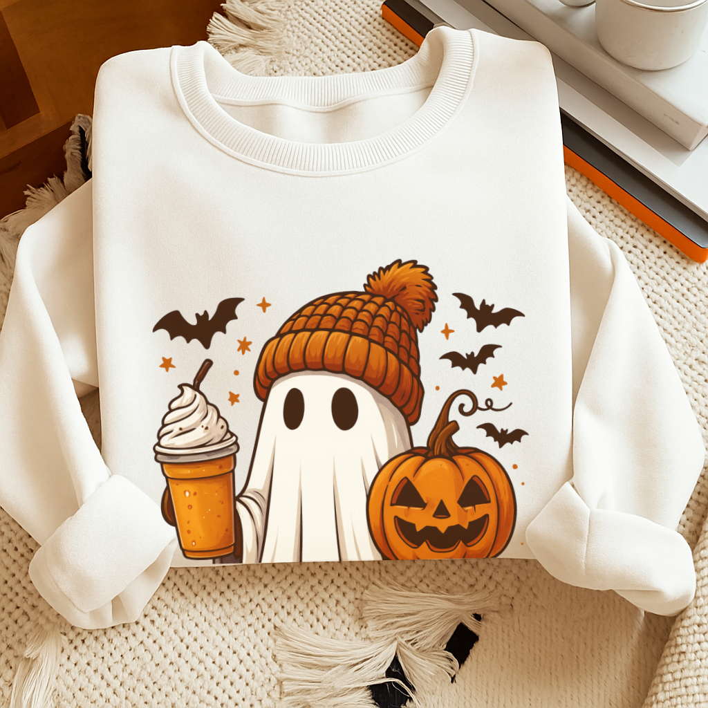 Halloween Ghosts Sweatshirt, Halloween Sweatshirt, Heavy Blend™ Crewneck Sweatshirt