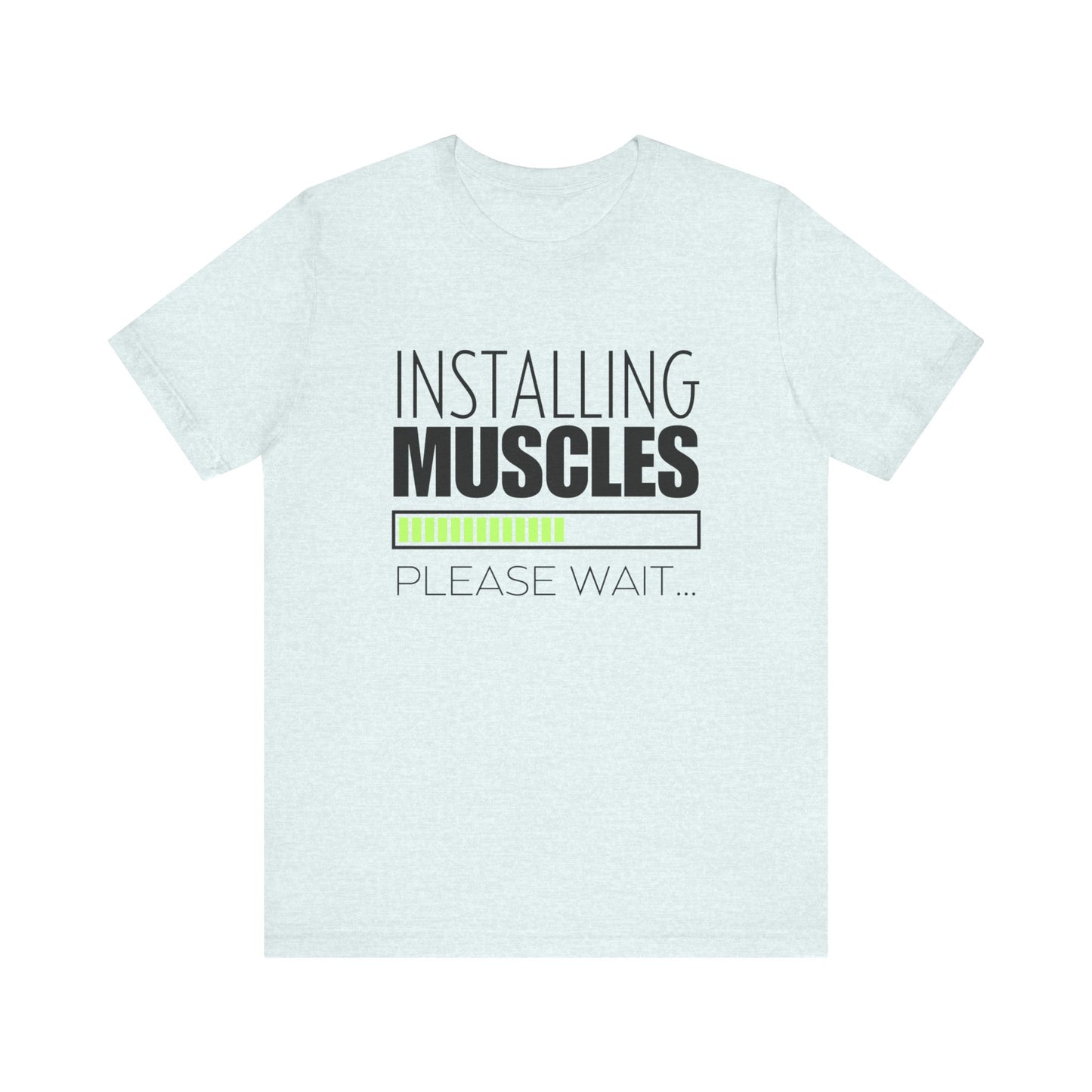 Men's Fitness Installing Muscles - Jersey Short Sleeve Tee