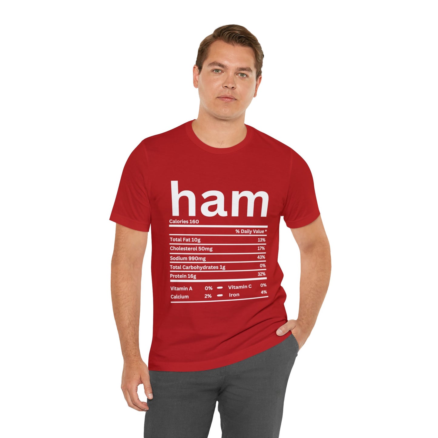 Unisex Jersey Short Sleeve Tee - Family Matching Thanksgiving Food T-shirt