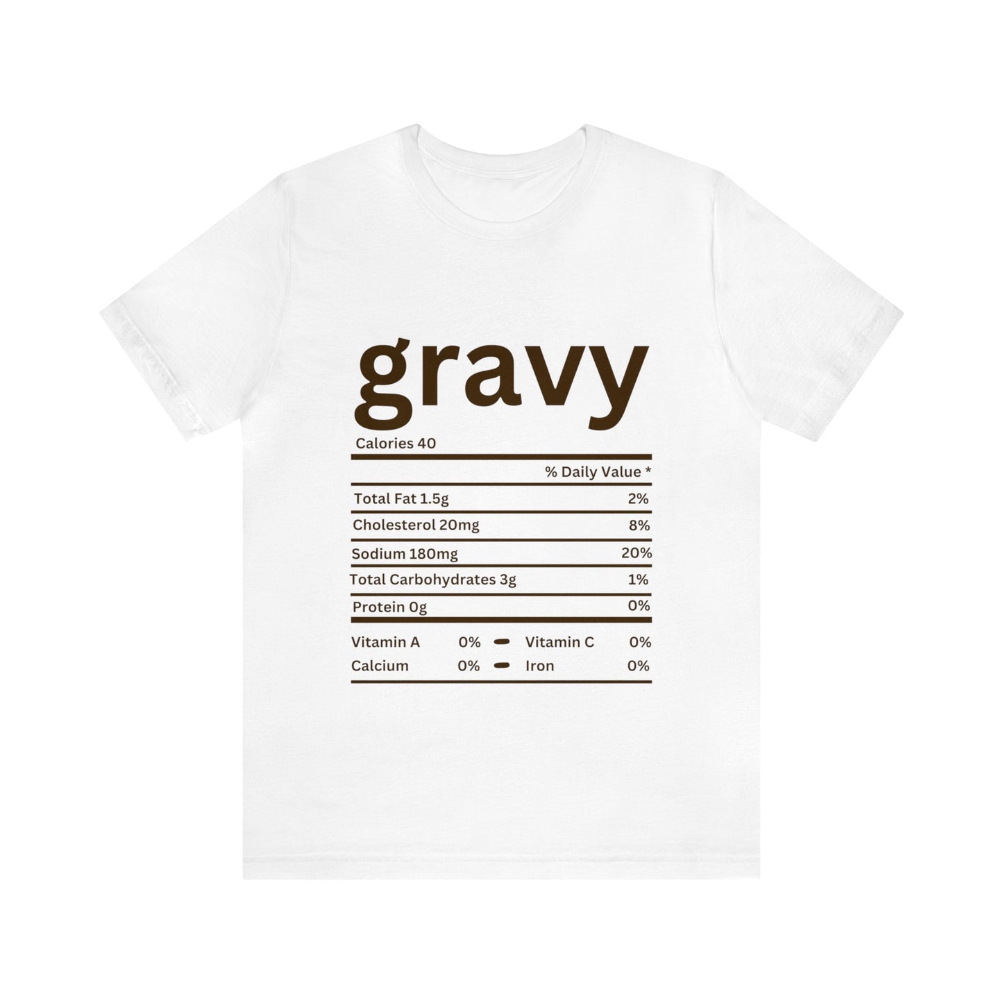 Unisex Jersey Short Sleeve Tee - Matching Family Thanksgiving Food T-Shirt