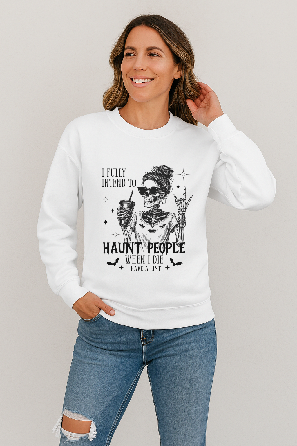 Funny Halloween Sweatshirt, Unisex Heavy Blend™ Crewneck Sweatshirt
