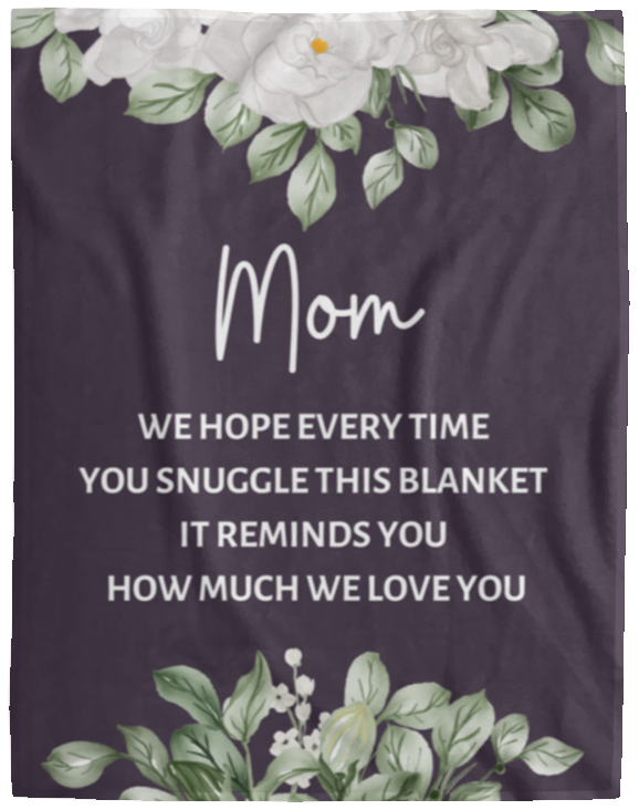MOM FLOWER BLANKET | MOTHER'S DAY GIFT