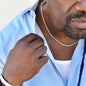 Personalized Happy 1st Valentines As My Fiance Gift - Cuban Link Chain