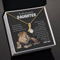 To My Beautiful Daughter From Dad Gift | Alluring Beauty Necklace