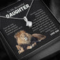 To My Beautiful Daughter From Dad Gift | Alluring Beauty Necklace