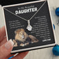 To My Beautiful Daughter From Dad Gift | Alluring Beauty Necklace