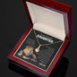 To My Beautiful Daughter From Dad Gift | Alluring Beauty Necklace