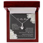 To My Mom Gift | Alluring Beauty Necklace