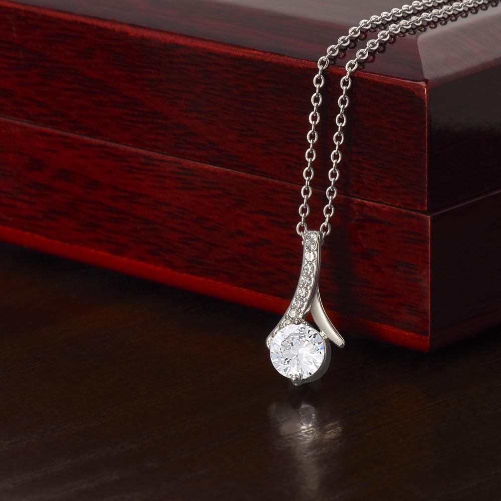 To My Chosen Mom Gift | Alluring Beauty Necklace
