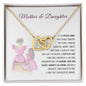 Mother and Daughter Necklace | Gift for Mom | Gift for Daughter | Interlocking Hearts Necklace