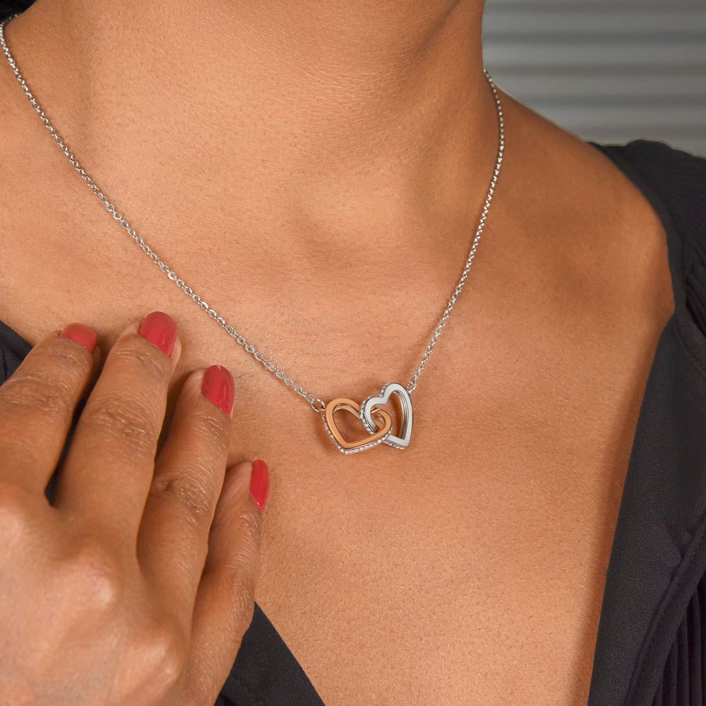 Dear Soulmate Necklace - Interlocking Hearts Necklace