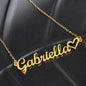 To Mom on My Wedding Day Gift | Heart Name Necklace