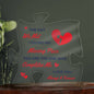 Missing Puzzle Piece Acrylic Plaque - Gift for Wife Fiancée Girlfriend, Keepsake for Couple, Valentine's Day Gift