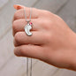 To An Amazing New Mom Est 2023 | Custom Baby Feet Necklace with Birthstone