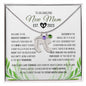 To An Amazing New Mom Est 2023 | Custom Baby Feet Necklace with Birthstone