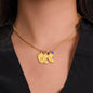 To An Amazing New Mom Est 2023 | Custom Baby Feet Necklace with Birthstone