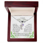 To An Amazing New Mom Est 2023 | Custom Baby Feet Necklace with Birthstone