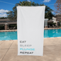 Cold Plunge Towel, Ice Bath Towel (Beach Size Towel)