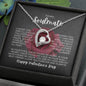 To My Soulmate, Valentines Day Nekcklace - Forever Love Necklace Gift
