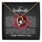 To My Soulmate, Valentines Day Nekcklace - Forever Love Necklace Gift