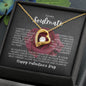 To My Soulmate, Valentines Day Nekcklace - Forever Love Necklace Gift