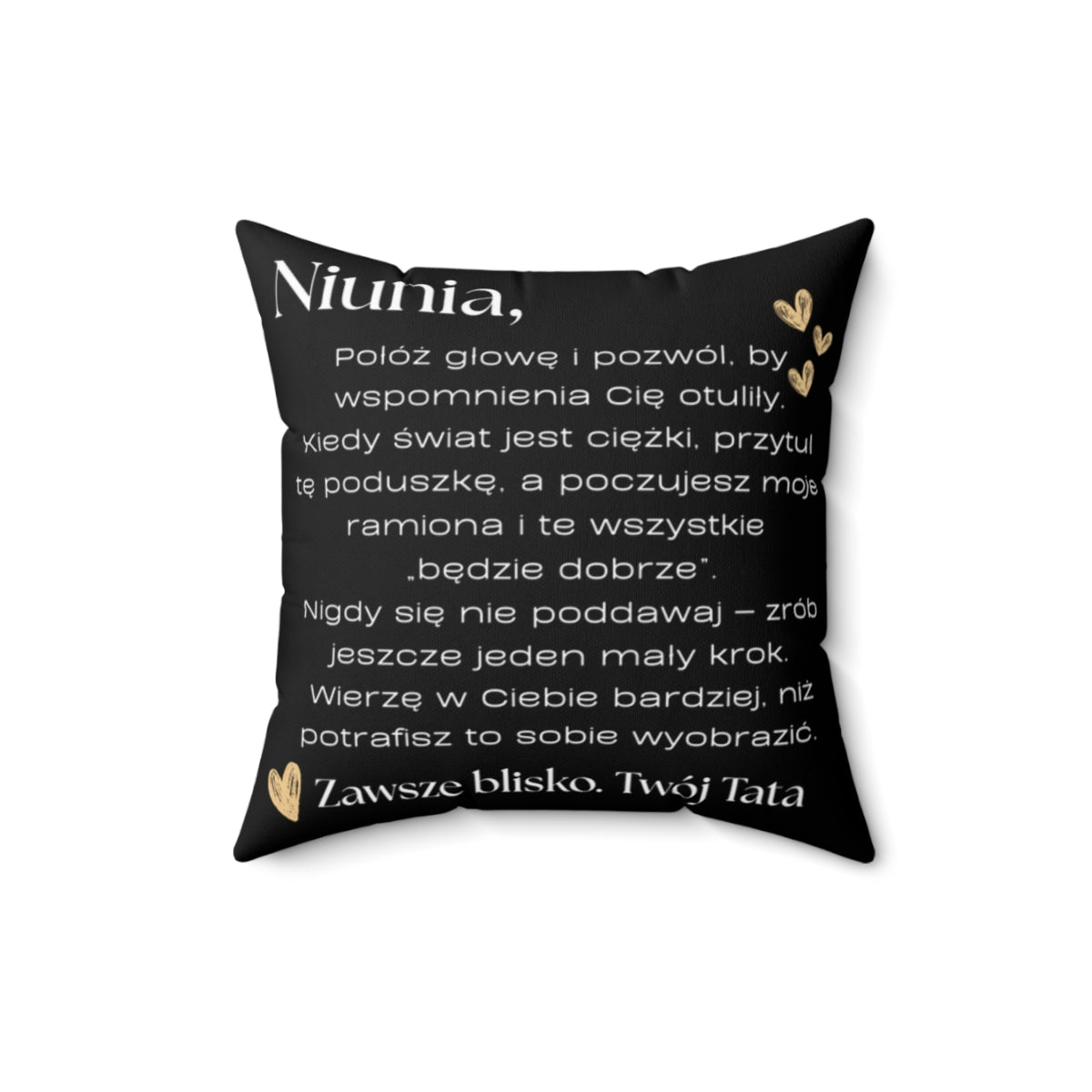 Daughter Spun Polyester Square Pillow