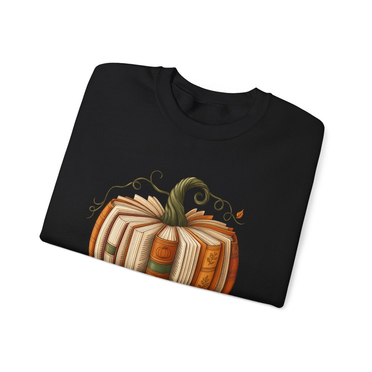 Halloween Pumpkin Sweatshirt, Sweatshirt for readers, Bookworm Sweatshirt, Halloween Sweatshirt, Heavy Blend™ Crewneck Sweatshirt